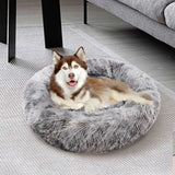 Pawfriends Pet Bed Dog Cat Calming Bed Sleeping Comfy Cave Washable Mat Extra Large 100cm V360-PTDB0013-DG-L