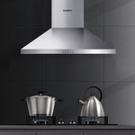 Devanti 600mm Range Hood 60cm Rangehood Stainless Steel RH-D-A17-60-SR