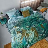 Bedding House Madagascar Green Cotton Quilt Cover Set Queen V442-HIN-QUILTCS-MADAGASCAR-GREEN-QS