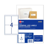 AV Gen Lbl L7169GU 4Up Pk100 DS-AV938206