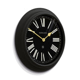 Newgate Chocolate Shop Wall Clock Silicone Cave Black V398-NGCHOC435CK