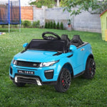 Rigo Kids Electric Ride On Car SUV Range Rover-inspired Toy Cars Remote 12V Blue RCAR-EVOQUE-BU