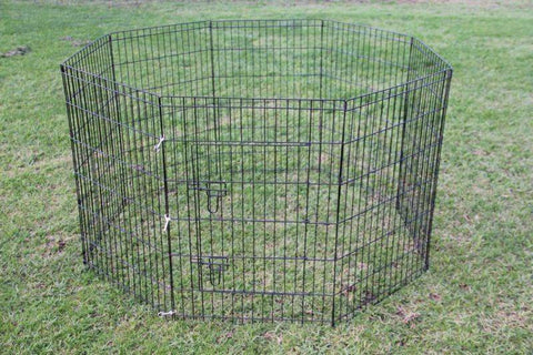 YES4PETS 120 cm 8 Panel Pet Dog Playpen Exercise Chicken Cage Puppy Crate Enclosure Cat Fence V278-PL48