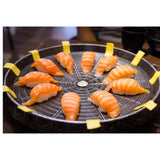 SOGA Portable Korean BBQ Butane Gas Stove Stone Grill Plate Non Stick Coated Round STONEBBQPLATEROUND