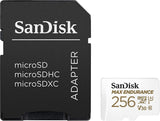 Sandisk Max Endurance Microsdxc Card SQQVR 256G UHS-I C10 U3 V30 100MB/S R 40MB/S W SD V28-FFCSAN256GQQVR