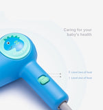 Seven Bubble ultra quiet Kids Hair Dryer Dino DTK11390