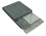 Chiswick Throw - Merino Wool/Cashmere - Charcoal V164-CH4