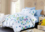 Leaves King Size Duvet Quilt Cover Set V493-MK-320