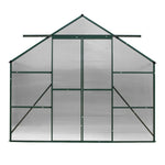 Greenfingers Greenhouse 4.43x2.44x2.15M Aluminium Polycarbonate Green House Garden Shed GH-ALU-443X244-GN-AB