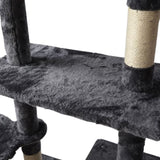 i.Pet Cat Tree 140cm Tower Scratching Post Scratcher Trees Toys Condo Bed Grey PET-CAT-FL08-GR