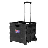 Foldable Shopping Cart Trolley Pack & Roll Folding Grocery Basket Crate Portable HO0314