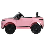 Kids Electric Ride On Car Land Rover Licensed Toy Cars Remote 12V Battery Pink RCAR-EVOQUE-LS-PK