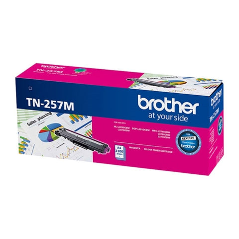 Brother TN-257M Magenta High Yield Toner Cartridge to Suit V177-D-BN257M