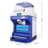 SOGA Commercial Ice Shaver Ice Crusher Slicer Smoothie Maker Machine 180KG/h COMMERCIALELECTRICICESHAVER188