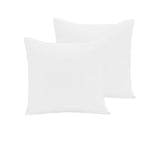 Pair of 280TC Polyester Cotton European Pillowcases White V442-ABR-PILLOWC-280TCPAIR-WHITE-EU