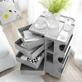 ArtissIn Storage Trolley Bedside Table 5 Tier Cart Boby Replica Grey AI-PP-TROLLEY-L-GY