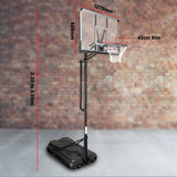 Kahuna Height-Adjustable Basketball Portable Hoop for Kids and Adults BBS-ZY-022