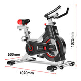 Powertrain IS-500 Heavy-Duty Exercise Spin Bike Electroplated - Silver BKE-D20-SL