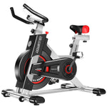 Powertrain IS-500 Heavy-Duty Exercise Spin Bike Electroplated - Silver BKE-D20-SL