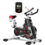 Powertrain IS-500 Heavy-Duty Exercise Spin Bike Electroplated - Silver BKE-D20-SL