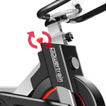 Powertrain IS-500 Heavy-Duty Exercise Spin Bike Electroplated - Silver BKE-D20-SL