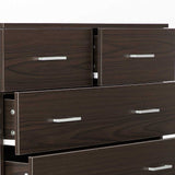 Tallboy Dresser 6 Chest of Drawers Cabinet 85 x 39.5 x 105 - Brown CBT-085-040-105-BW