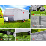 Weisshorn 16-18ft Caravan Cover Campervan 4 Layer UV Water Resistant COVER-CV-DCS-S
