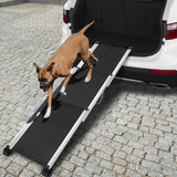 i.Pet Dog Ramp Pet Stairs Steps Car SUV Foldable Portable Ladder Adjustable FDR-D-ST3-BK