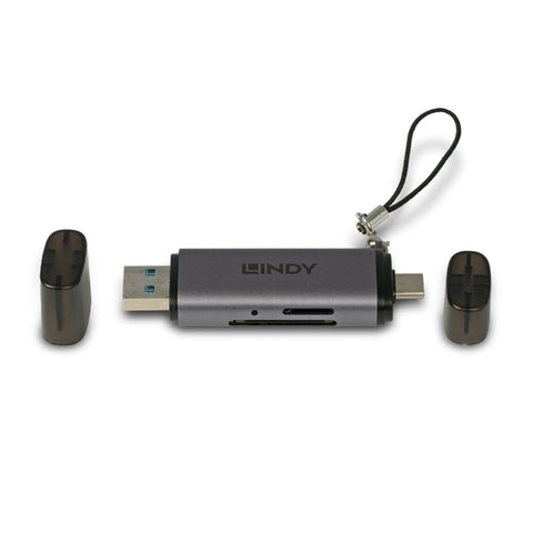 Lindy USBC/A SD Card Reader LIN43335