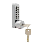 Push Button Digital Mechanical Combination Security Door Lock Chrome LOCK-PB-78D