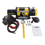 Novawinch Heavy duty 12500LBS 12V Electric Winch Synthetic Rope NW03132