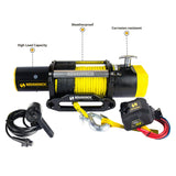 Novawinch Heavy duty 12500LBS 12V Electric Winch Synthetic Rope NW03132