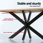 Artiss Starburst Table Legs Coffee Dining Table Legs DIY Metal Leg 120X68cm TAB-LEG-7112068-BK