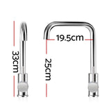 Cefito Kitchen Mixer Tap Mixer Rectangle Sink Faucet Basin Laundry Chrome TAP-A-82H33-SI