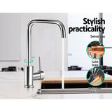 Cefito Kitchen Mixer Tap Mixer Rectangle Sink Faucet Basin Laundry Chrome TAP-A-82H33-SI