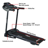 Powertrain MX1 Foldable Home Treadmill for Cardio Jogging Fitness TML-LJJ-MX1