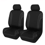 Universal Strident Front Seat Covers Size 30/35 | Grey Piping V121-STRA3507