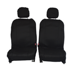 Canvas Seat Covers For Toyota Tacoma Fronts 03/2005-2020 Black Single-Cab V121-TMDHILUS05STALBLK