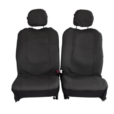 Canvas Seat Covers For Hyundai Iload Fronts 02/2008-2020 Grey V121-TMDILOA08STALGRY