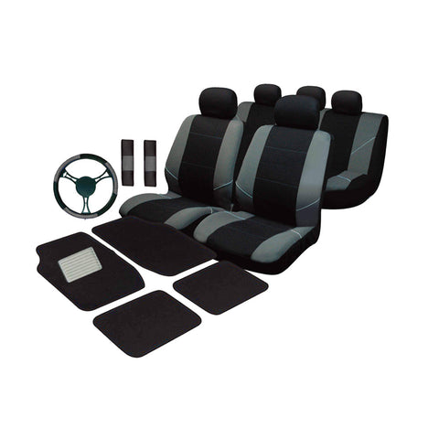 Universal Ultimate Car Accessories Value Pack- Grey V121-UNIULTIVPGRY