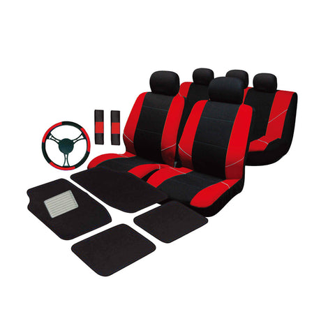 Universal Ultimate Car Accessories Value Pack - Red V121-UNIULTIVPRED