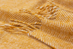 Cambridge Throw - 100% NZ Wool - Mustard V164-CB3