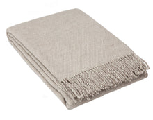 Cambridge Throw - 100% NZ Wool - Silver V164-CB4