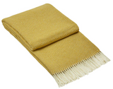 Hampton Throw - Merino Wool Blend - Mustard V164-HA4