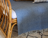 Hampton Throw - Merino Wool Blend - Blue V164-HA6