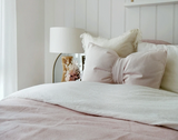 Kensington Throw - 10% Cashmere/ 90% Super Fine Merino Wool - Blush V164-KE2
