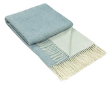 Kensington Throw - 10% Cashmere/ 90% Super Fine Merino Wool - Light Blue V164-KE4