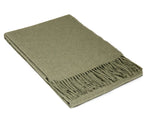 Paddington Throw - Fine Wool Blend - Olive V164-PA11