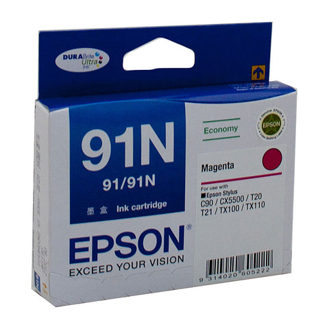 EPSON 91N Magenta Ink Cartridge V177-D-E91NM