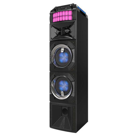 LED Stage Lights Portable Bluetooth Speaker with 80W RMS V196-BT9350